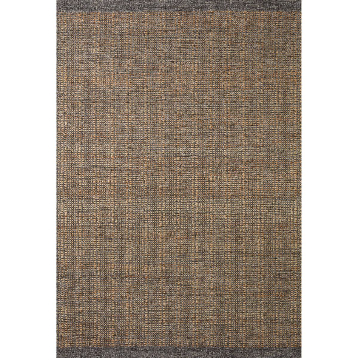 Jean Stoffer x Loloi 2'6" 9'9" Charcoal/Natural Cornwall CRN-01 Runner Area Rug