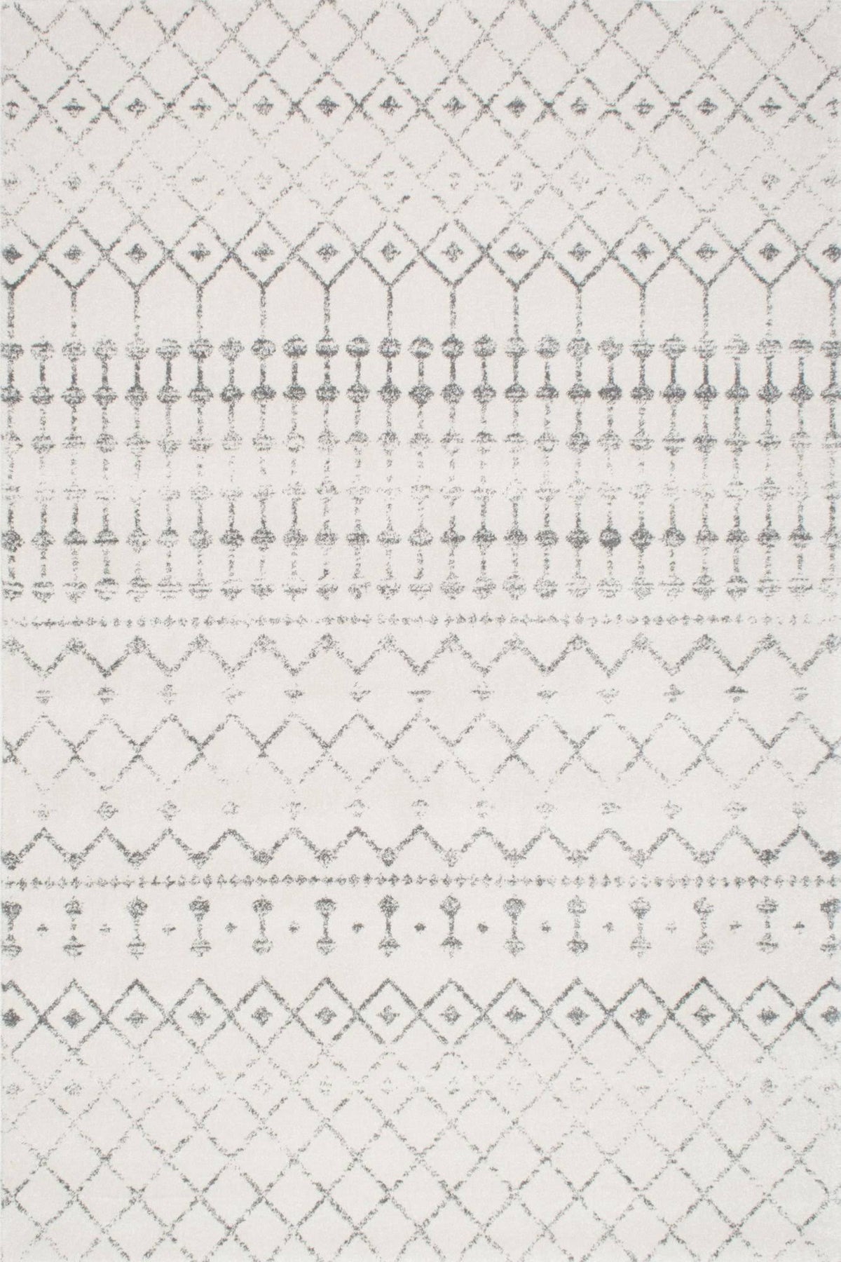 nuLOOM Moroccan Blythe Area Rug - 3' x 5' Gray